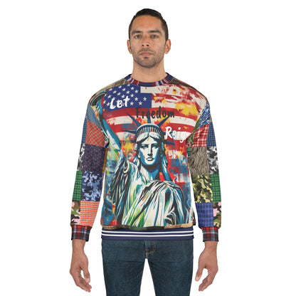 Let Freedom Reign America Unisex Sweatshirt (Gold Label)