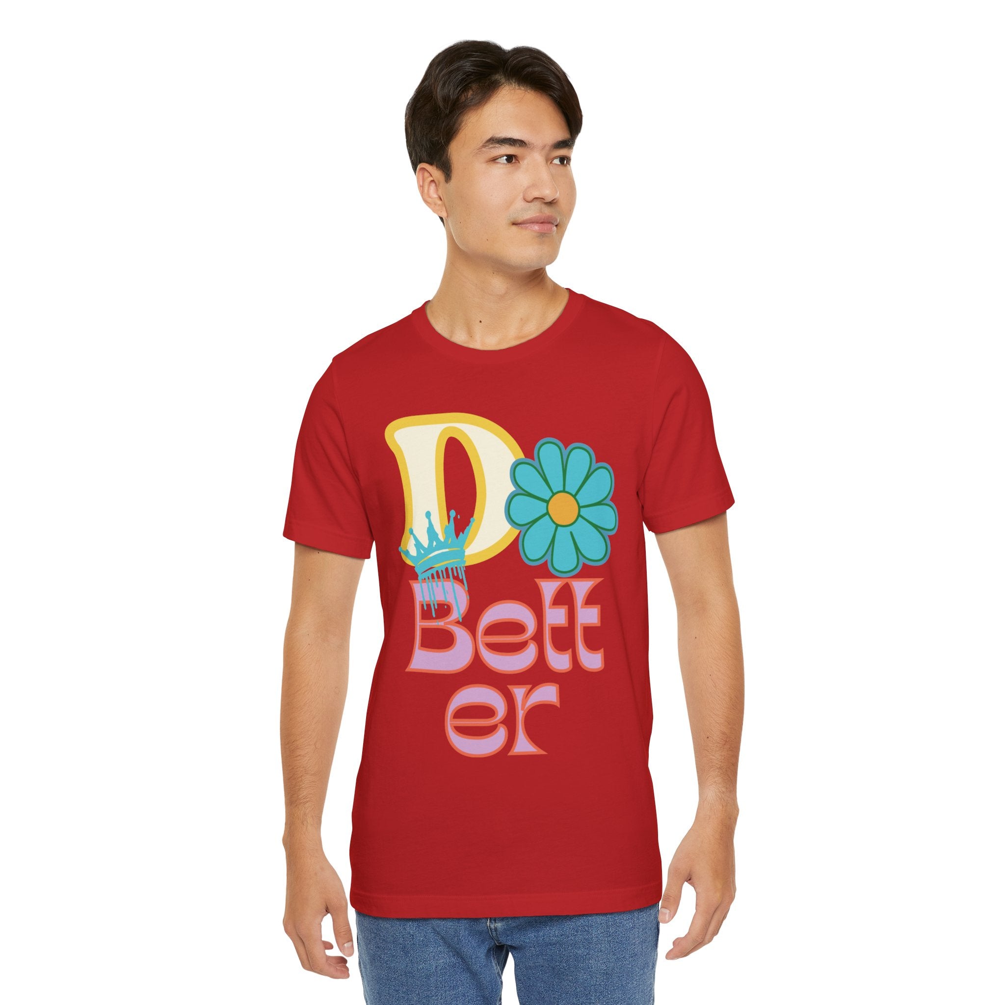 Do Better Hippie Vibe Floral Unisex Short Sleeve Tee