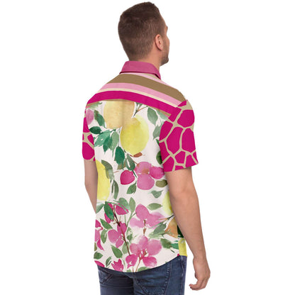 Pink Lemonade S/S Button Down Shirt