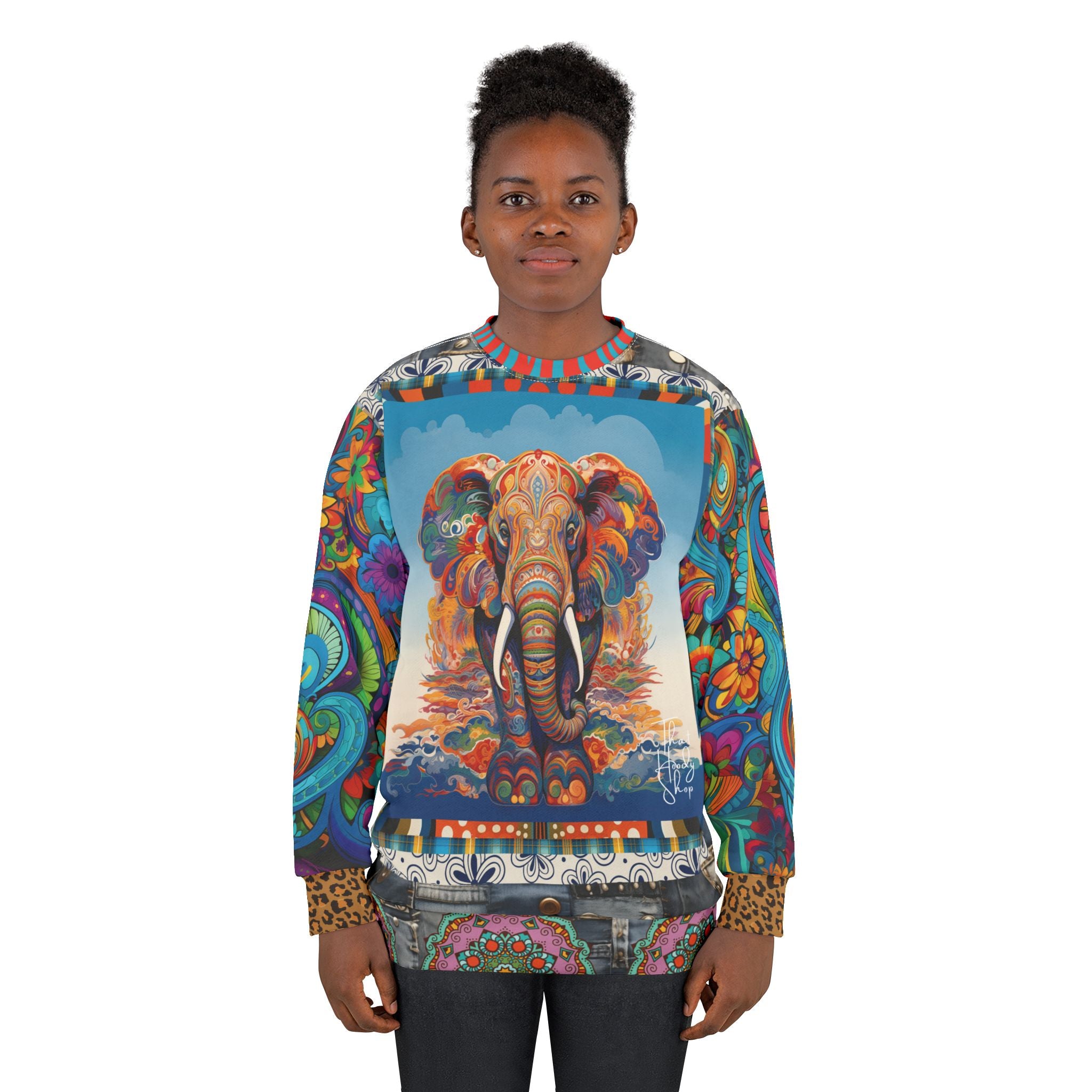 Elephant on Psychedelics Unisex Sweatshirt (Gold Label)