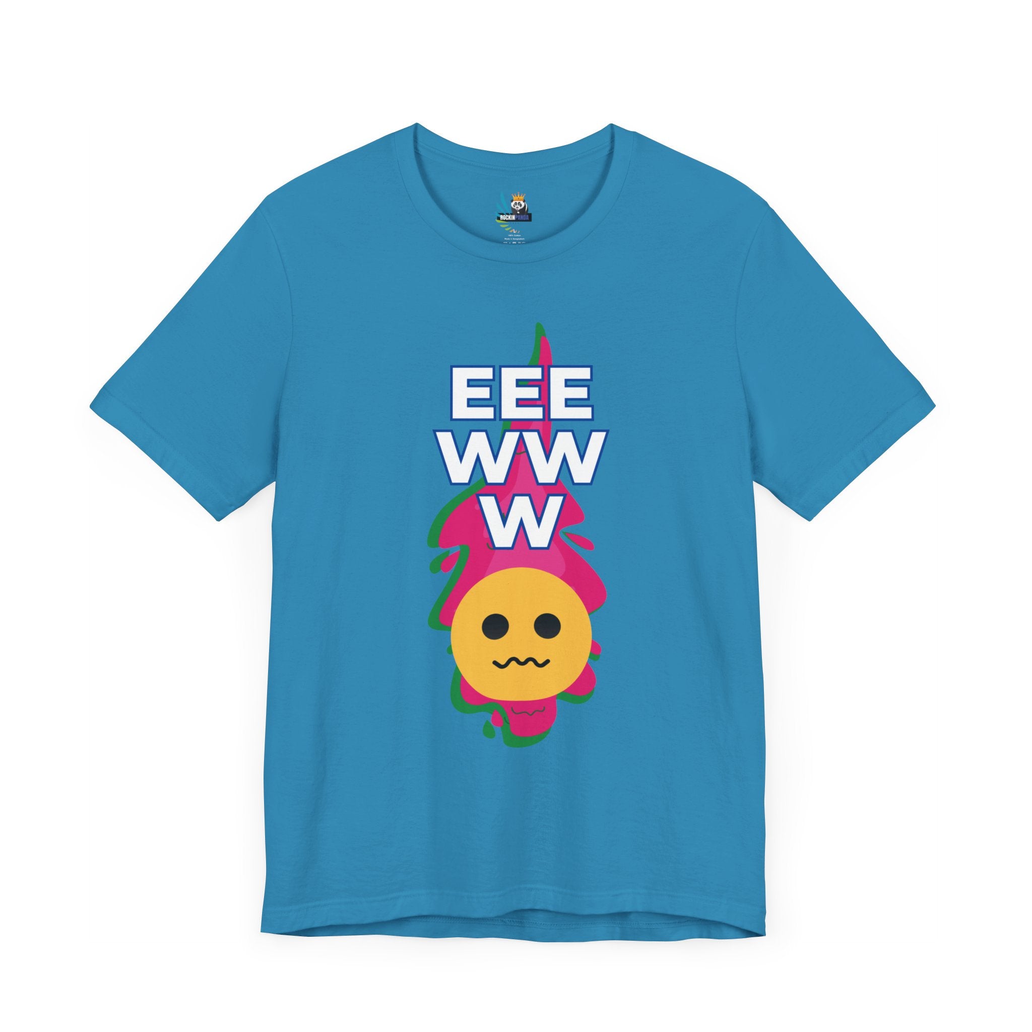 Eeewww Yuck Face Emoji Unisex Short Sleeve Tee