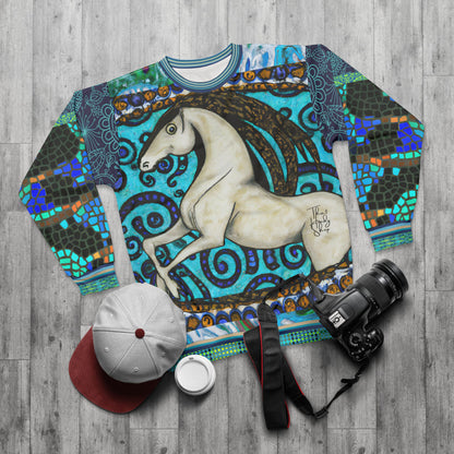 Sudadera unisex Lance Horsey Pop Art