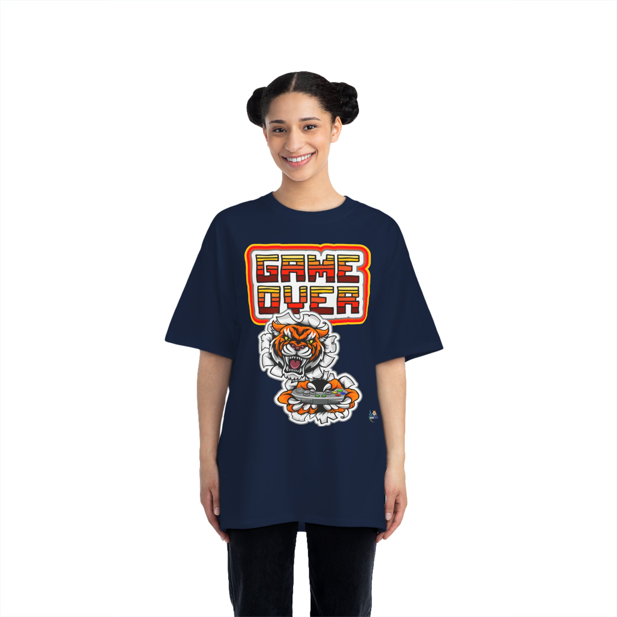 Game Over Tiger Edition Heavyweight Unisex Gaming Tee