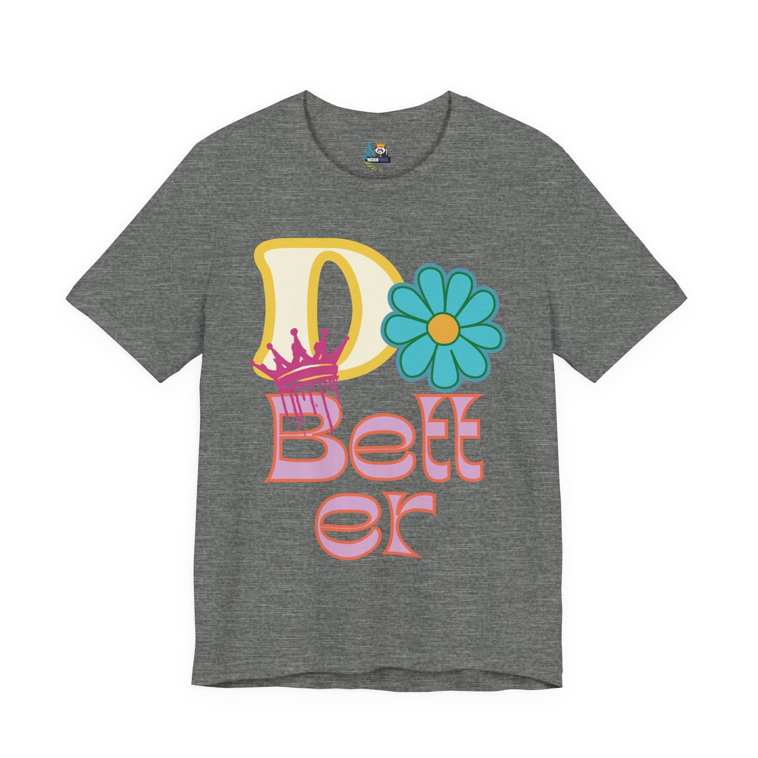 Do Better Hippie Vibe Floral Short Sleeve Tee