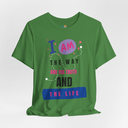 I Am the Way Faith-Based Unisex Short Sleeve Tee