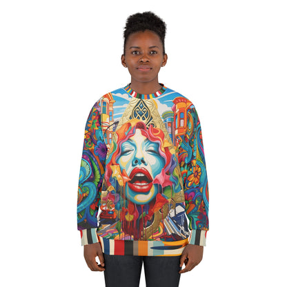 Trapped in Silence Pop Art Unisex Sweatshirt