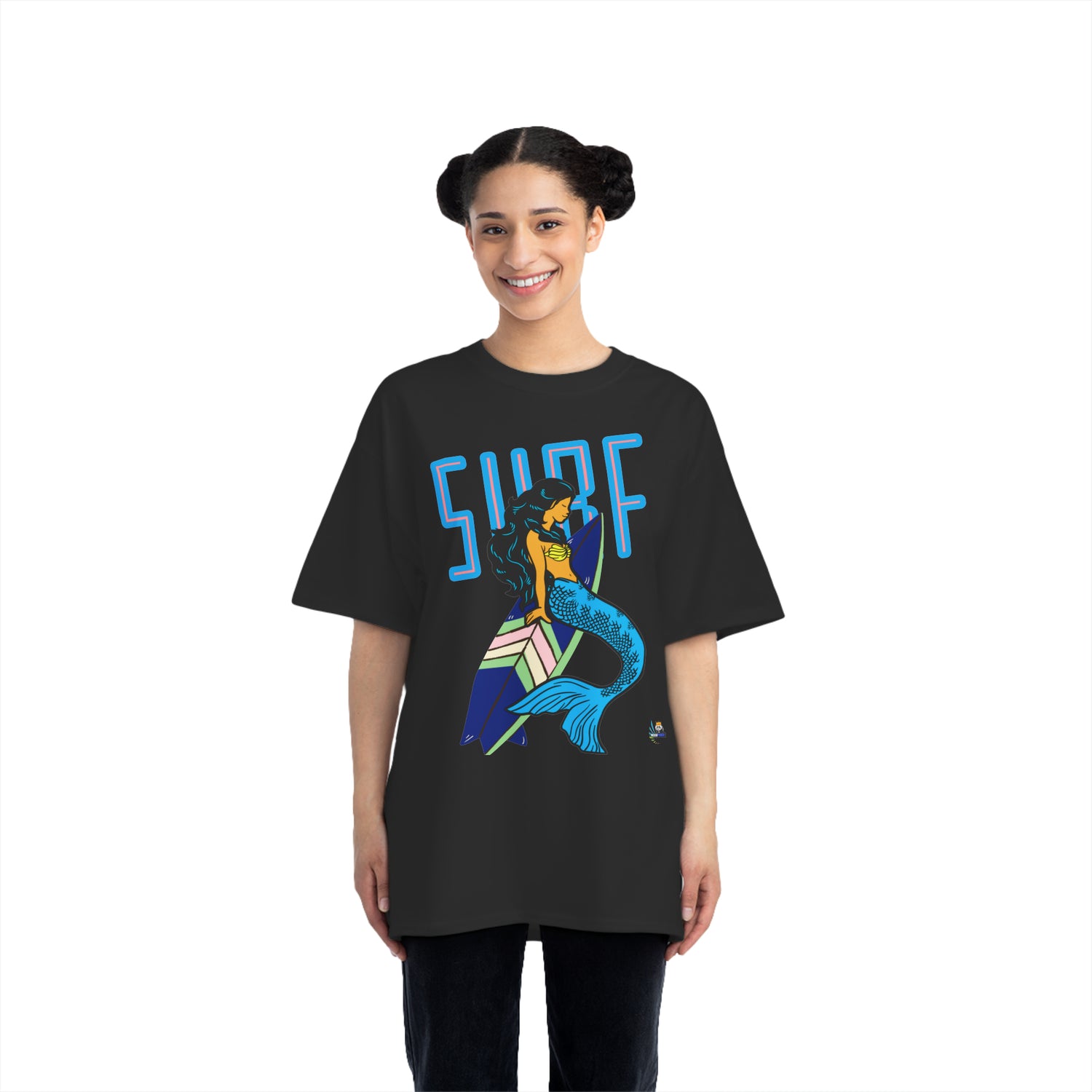 Surf Mermaid Style Unisex Heavyweight Tee