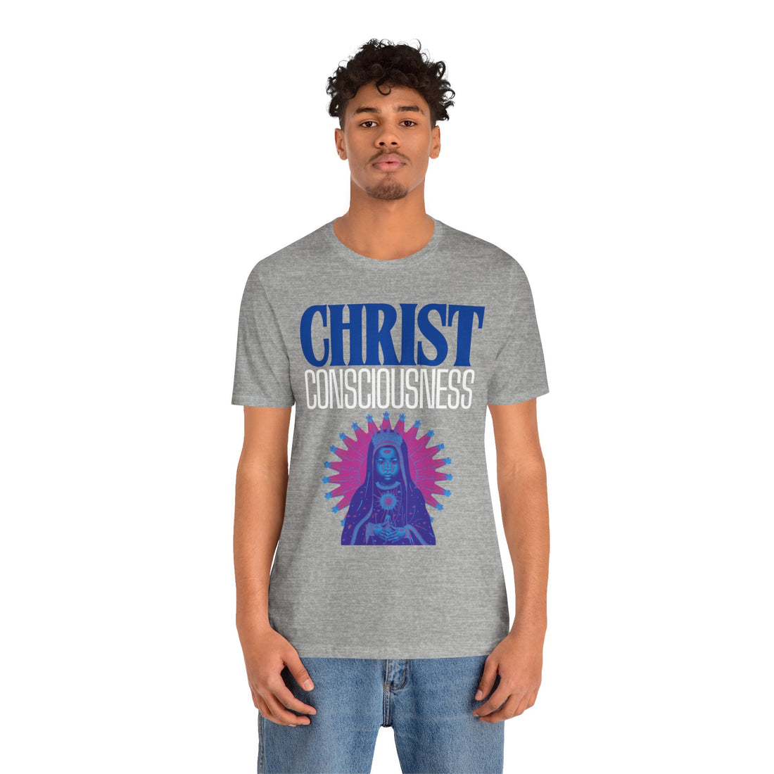 Christ Consciousness - Black Baby Jesus Unisex Short Sleeve Tee