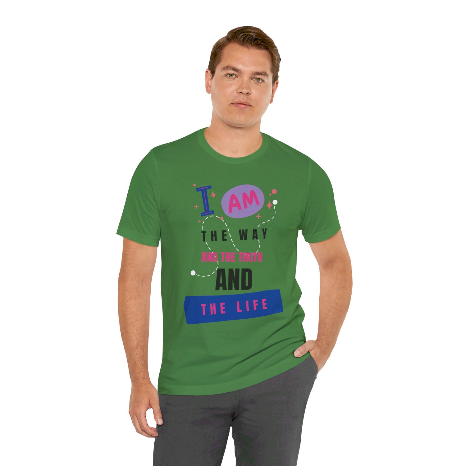 I Am the Way Faith-Based Unisex Short Sleeve Tee