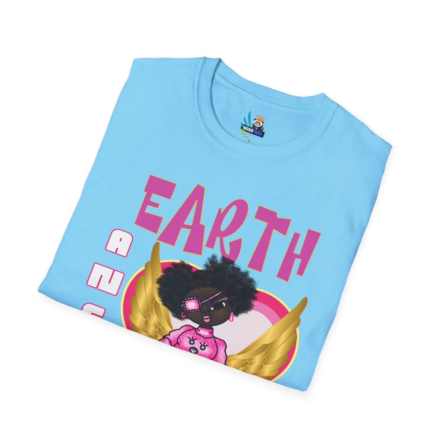 Earth Angel Natural Hair Edition Unisex Softstyle T-Shirt