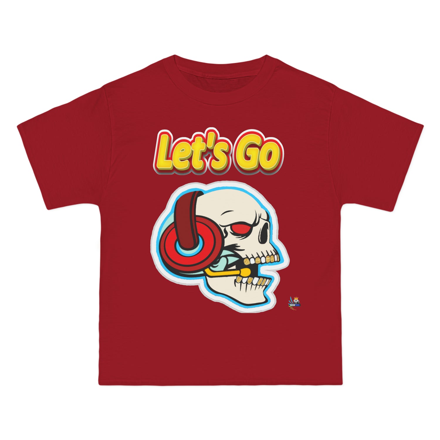 Camiseta de juego unisex de peso pesado Let&