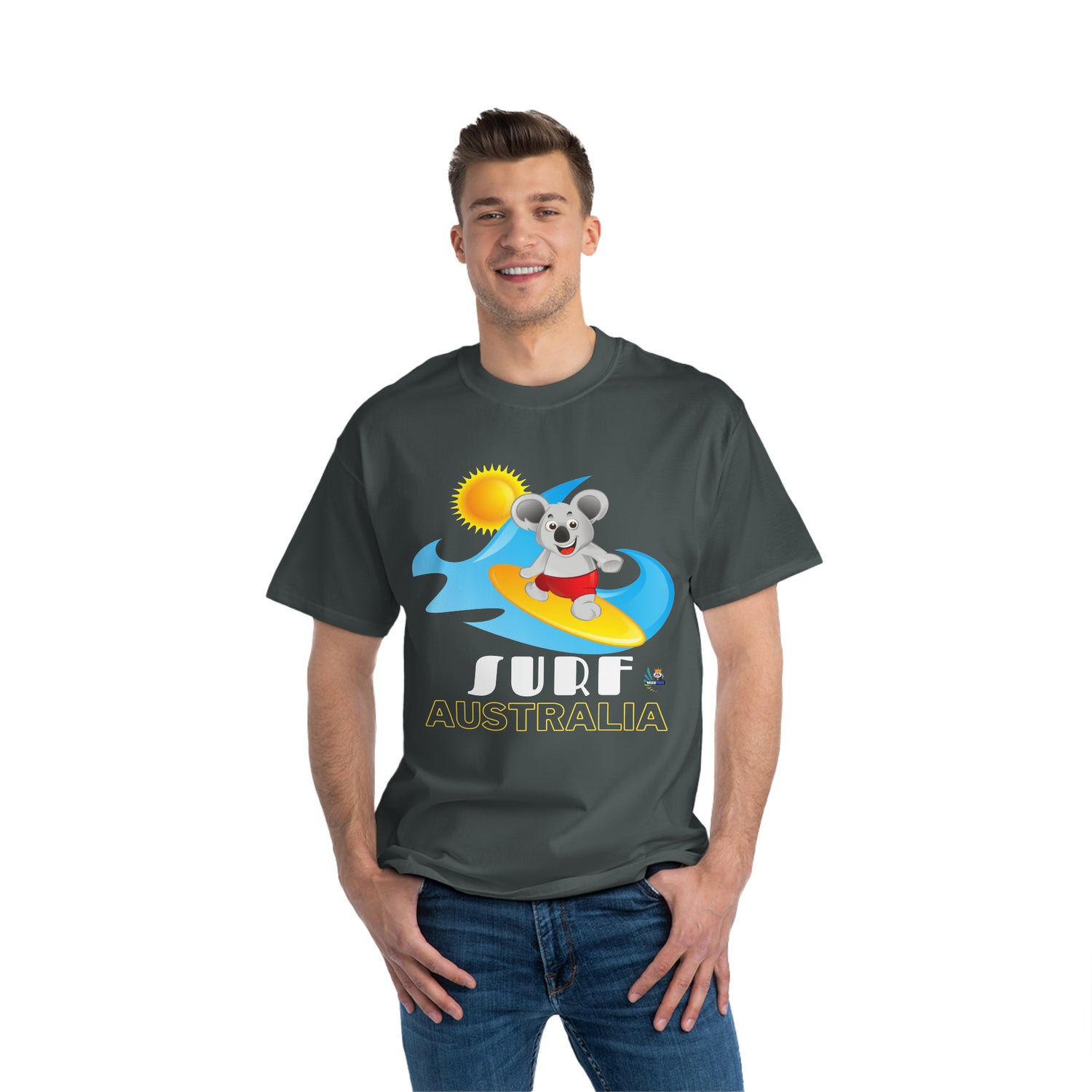 Camiseta de peso pesado con oso Koala de Surf Australia