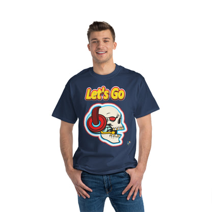 Camiseta de juego unisex de peso pesado Let&