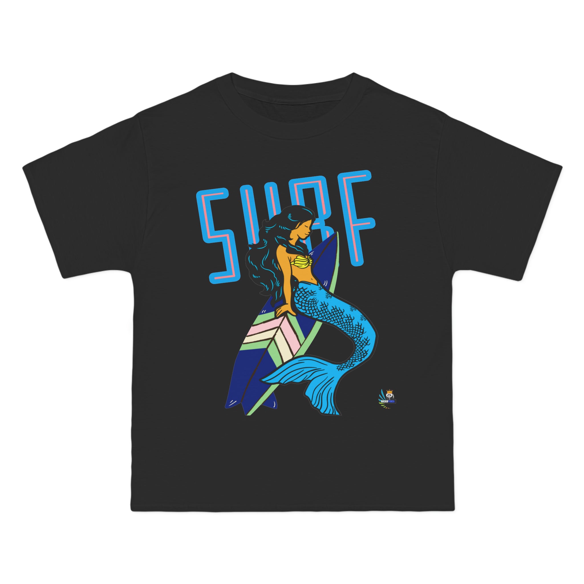 Surf Mermaid Style Unisex Heavyweight Tee