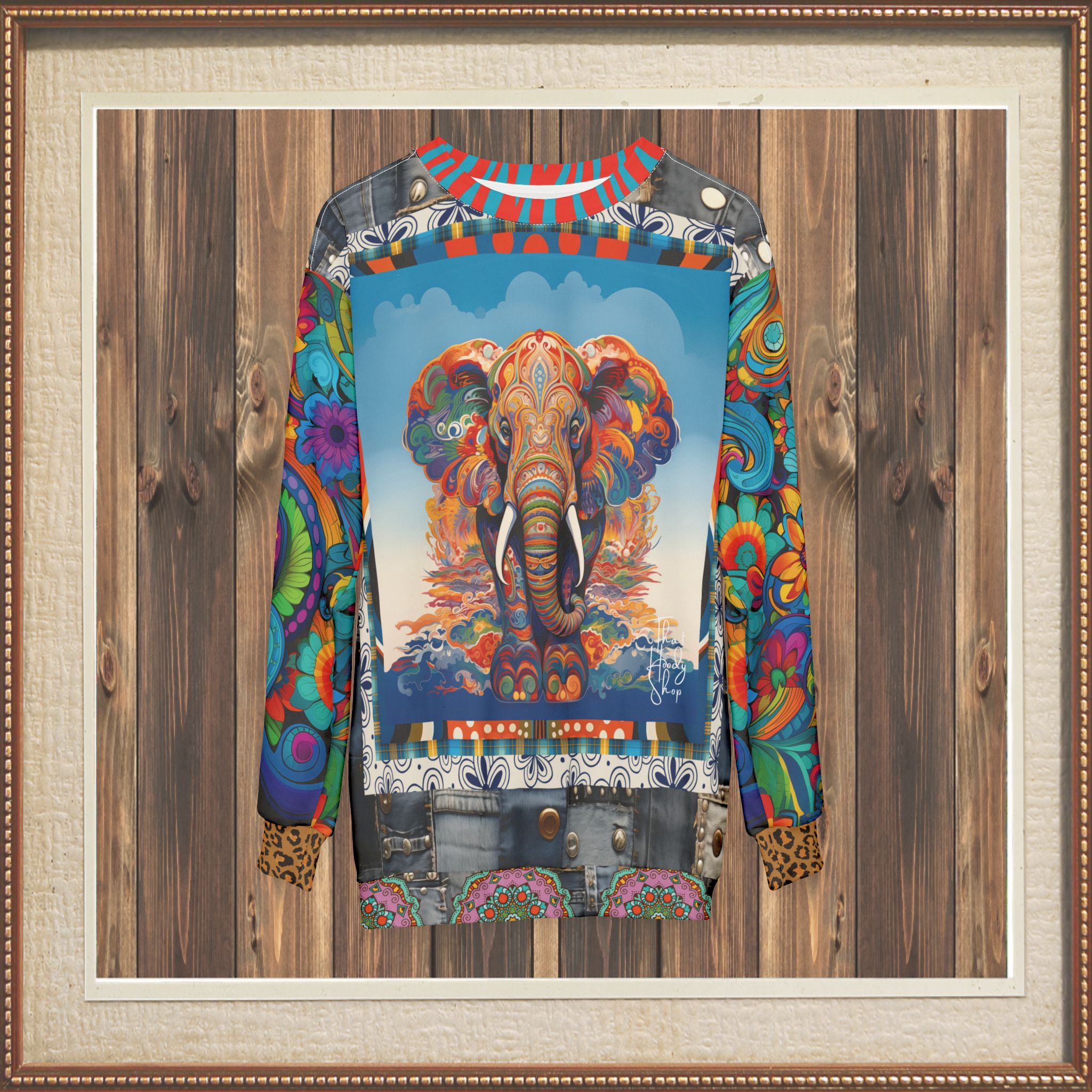 Elephant on Psychedelics Unisex Sweatshirt (Gold Label)