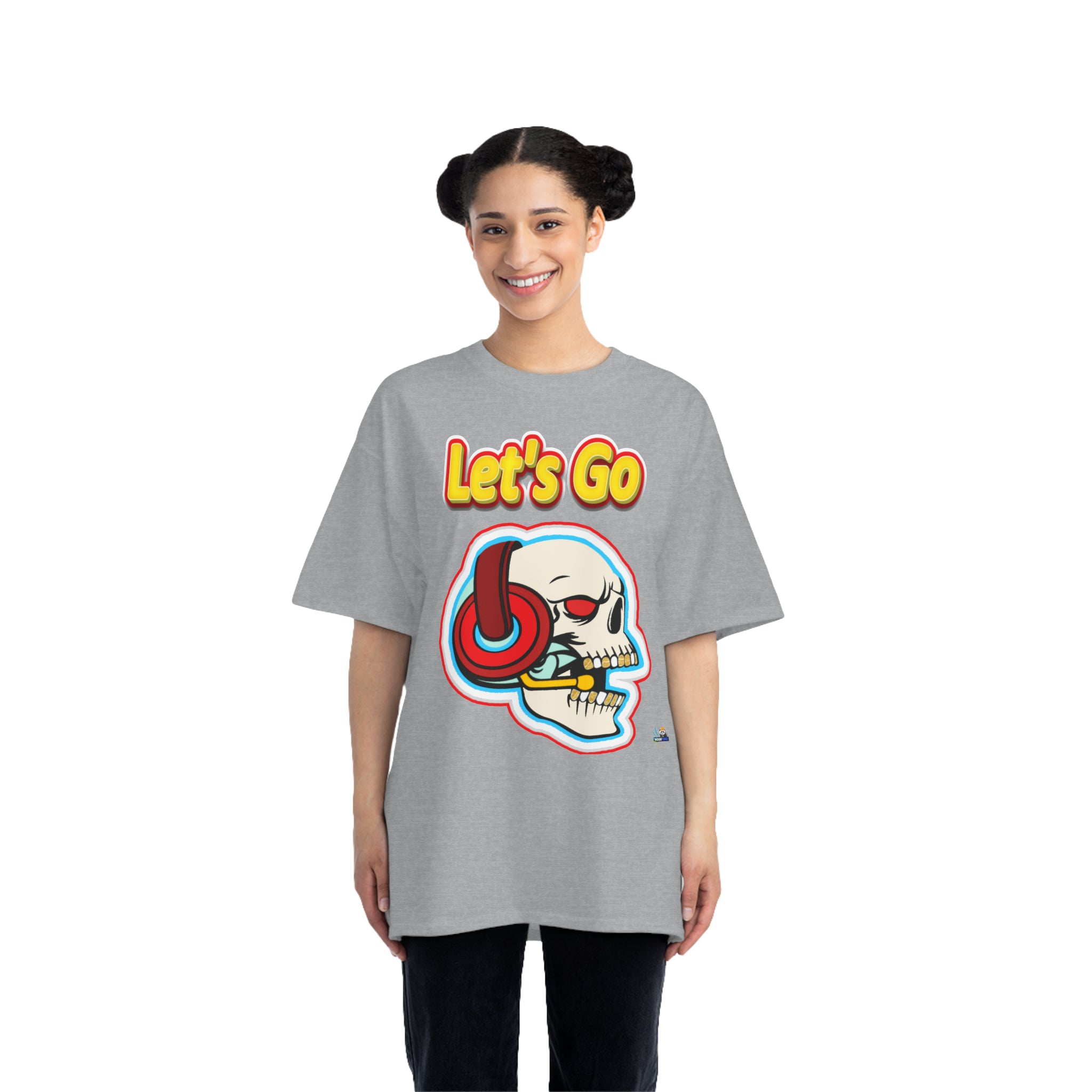 Camiseta de juego unisex de peso pesado Let&