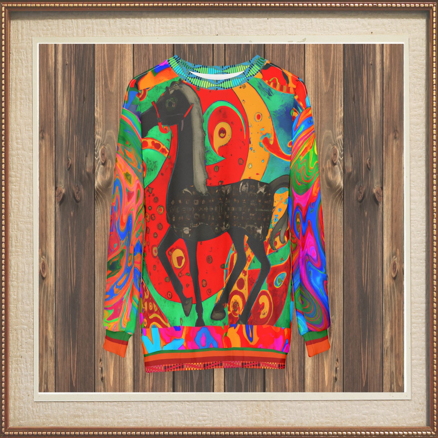 Sudadera unisex King Maximillian Horsey Pop Art