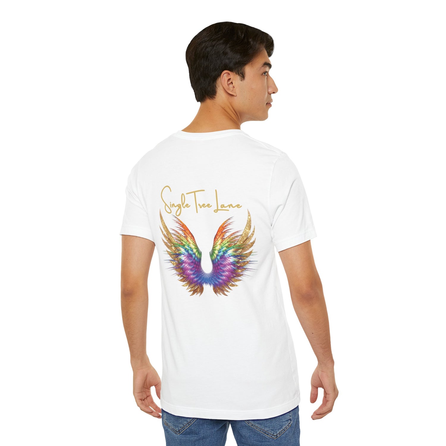 I am Love Angel Wings Short Sleeve Tee