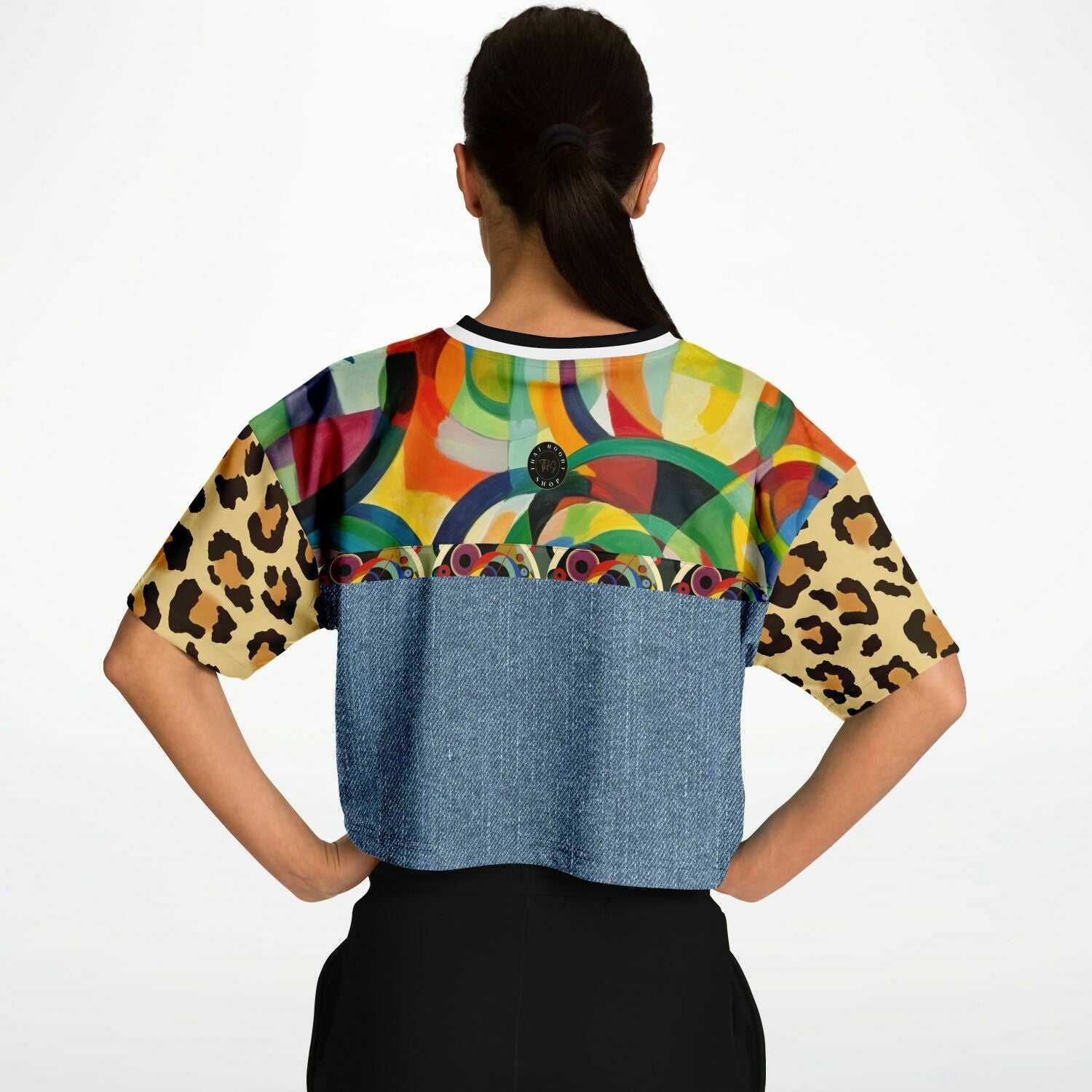 Afro-Queen Solace THS Leopard Eco-Poly Crop Jersey