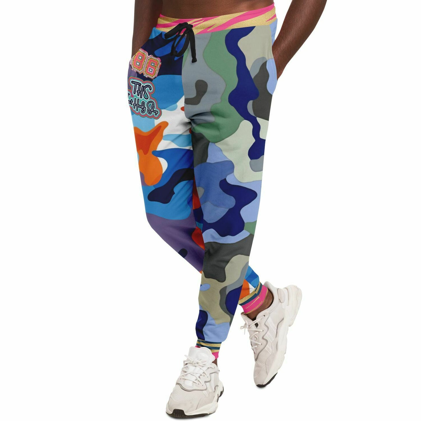Joggers unisex Life is a Circus Camo Duo Zebra Eco-Poly 