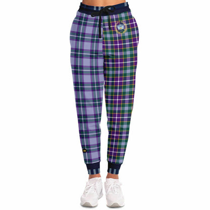 Purple Crush Tartan Plaid Eco-Poly Unisex Joggers