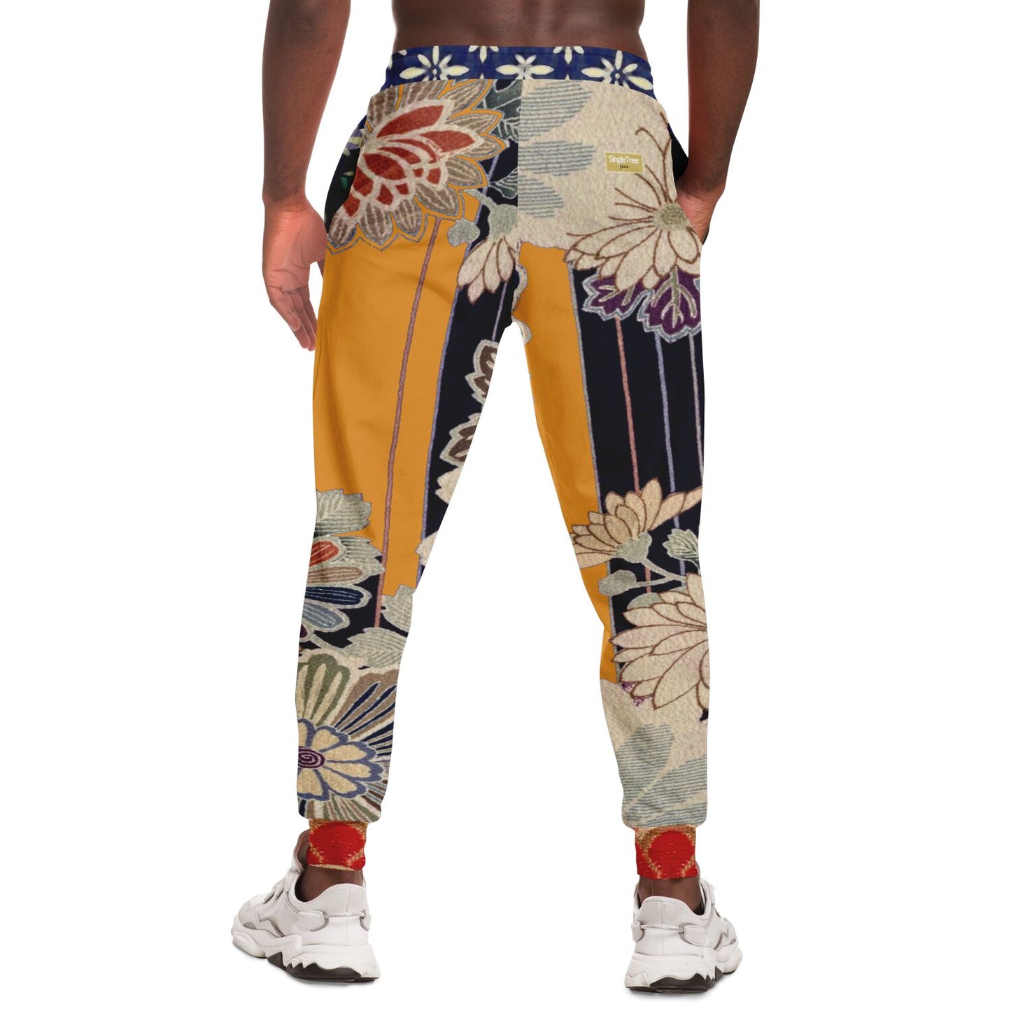 Guan Yin Compassion in Blue Eco-Poly Unisex Joggers