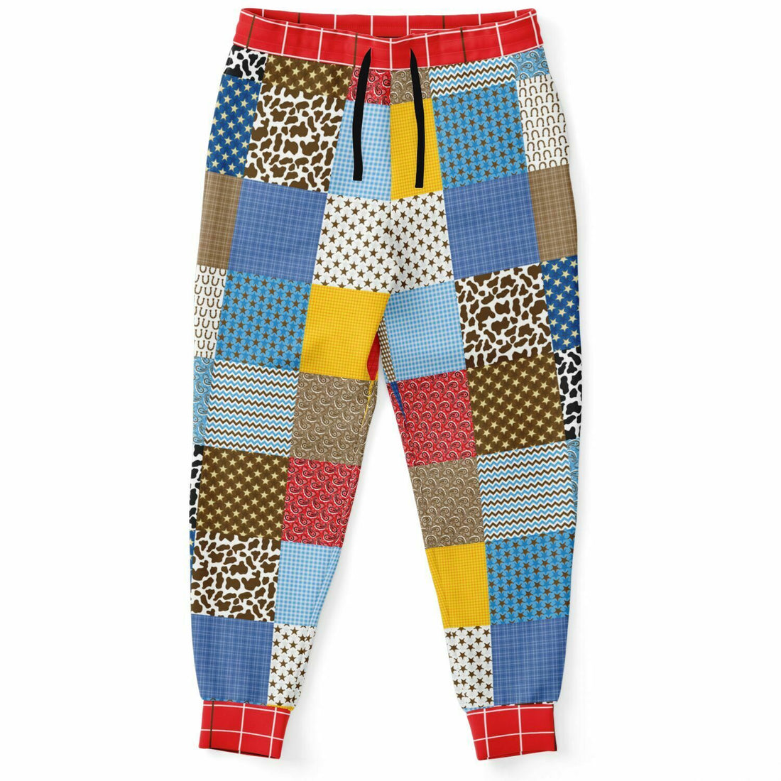 Joggers unisex de poliéster ecológico Country Patchwork de Western Edition 