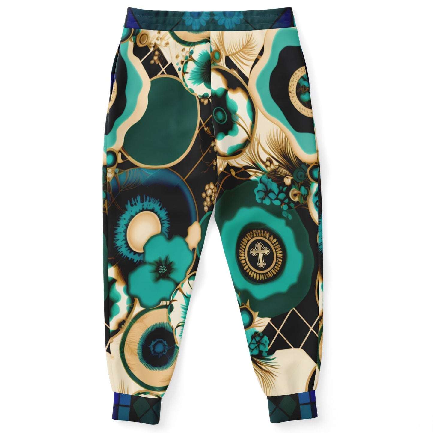 Beverly Trinity Plaid Eco-Poly Unisex Joggers