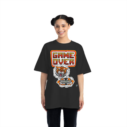 Camiseta de juego unisex de peso pesado Game Over Tiger Edition