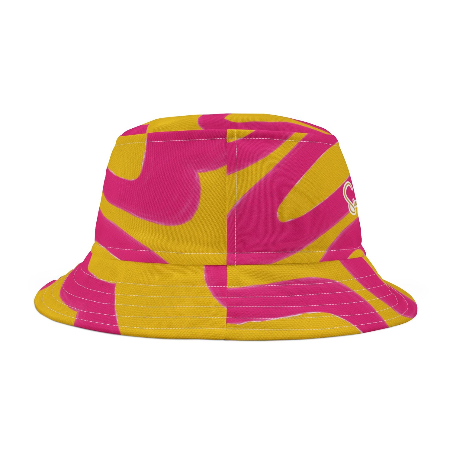 The Squiggly Wiggly Vibrant Tie-Dye Bucket Hat
