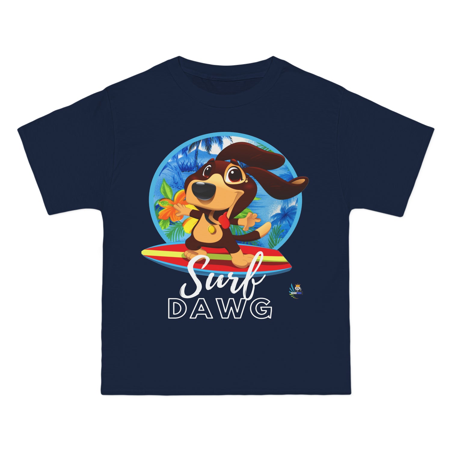 Surf Dawg Hawaiian-Style Unisex Heavyweight Tee