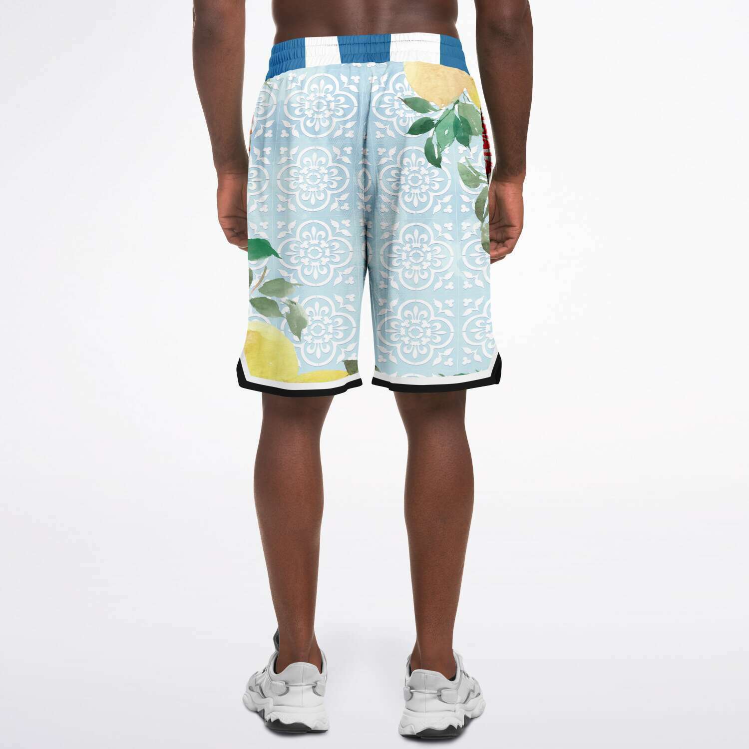 Santorini Tile Basketball Shorts