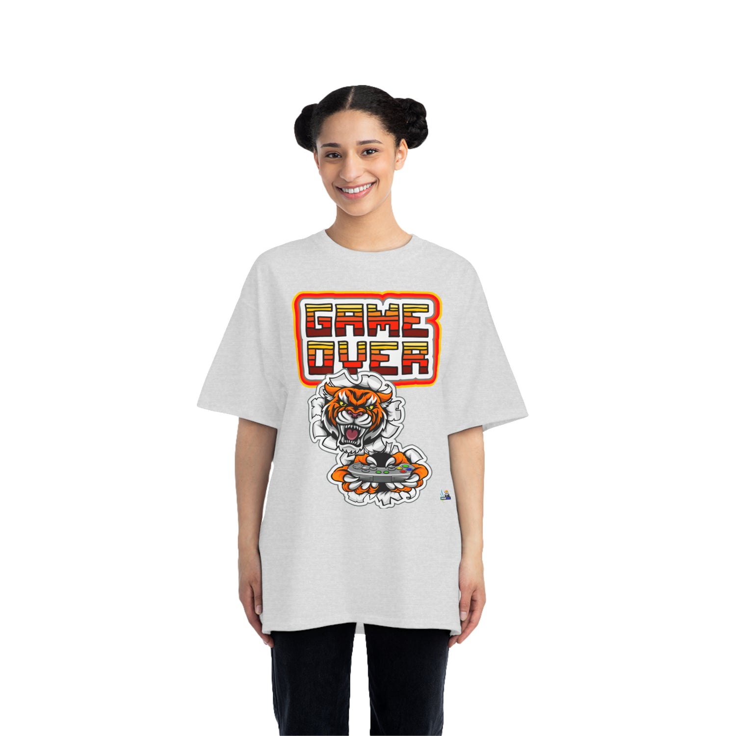 Game Over Tiger Edition Heavyweight Unisex Gaming Tee