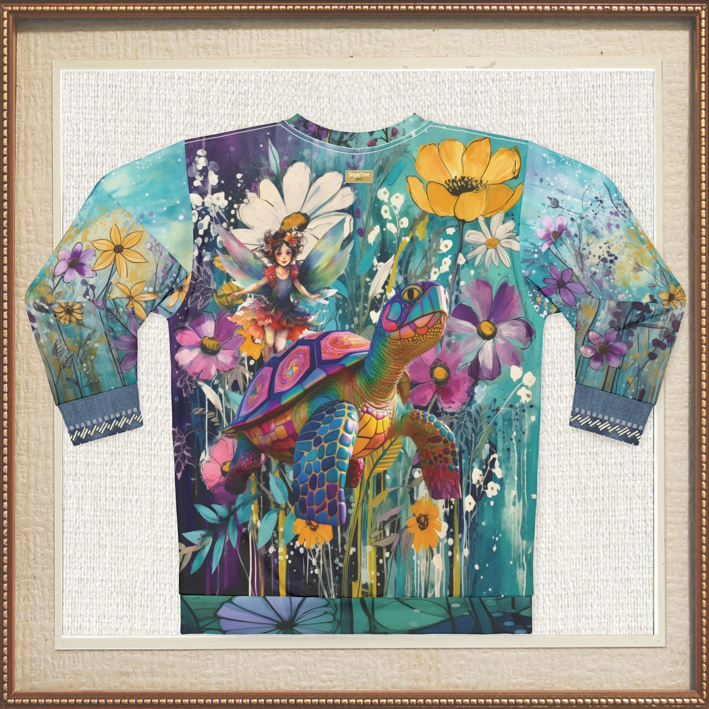 Garden Fairy Goes For a Ride Unisex Sweatshirt