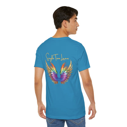 I am Love Angel Wings Short Sleeve Tee