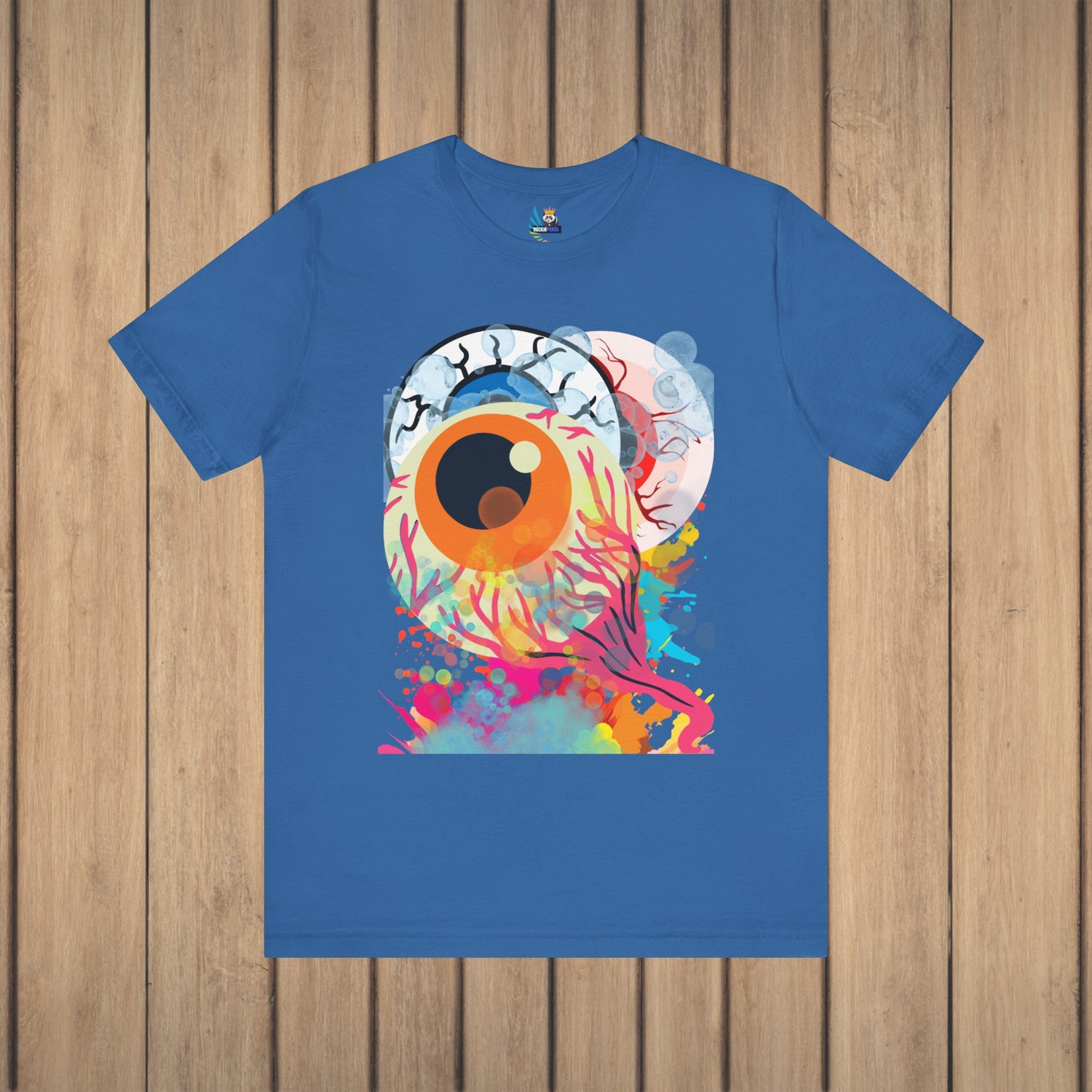 Eyes in Abstract Unisex Short Sleeve Tee