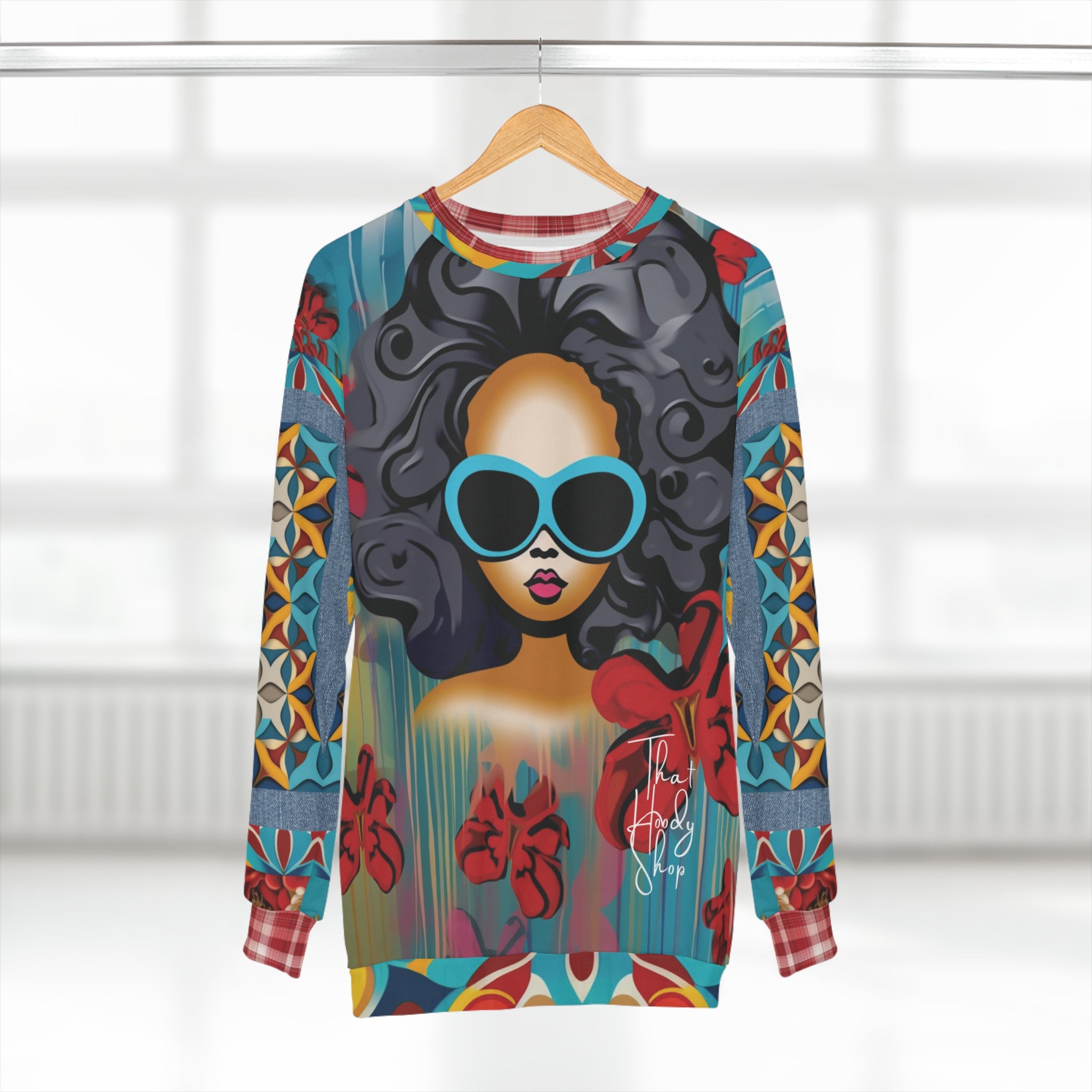 Cool Chick Black Girl Magic Pop Art - Sudadera unisex