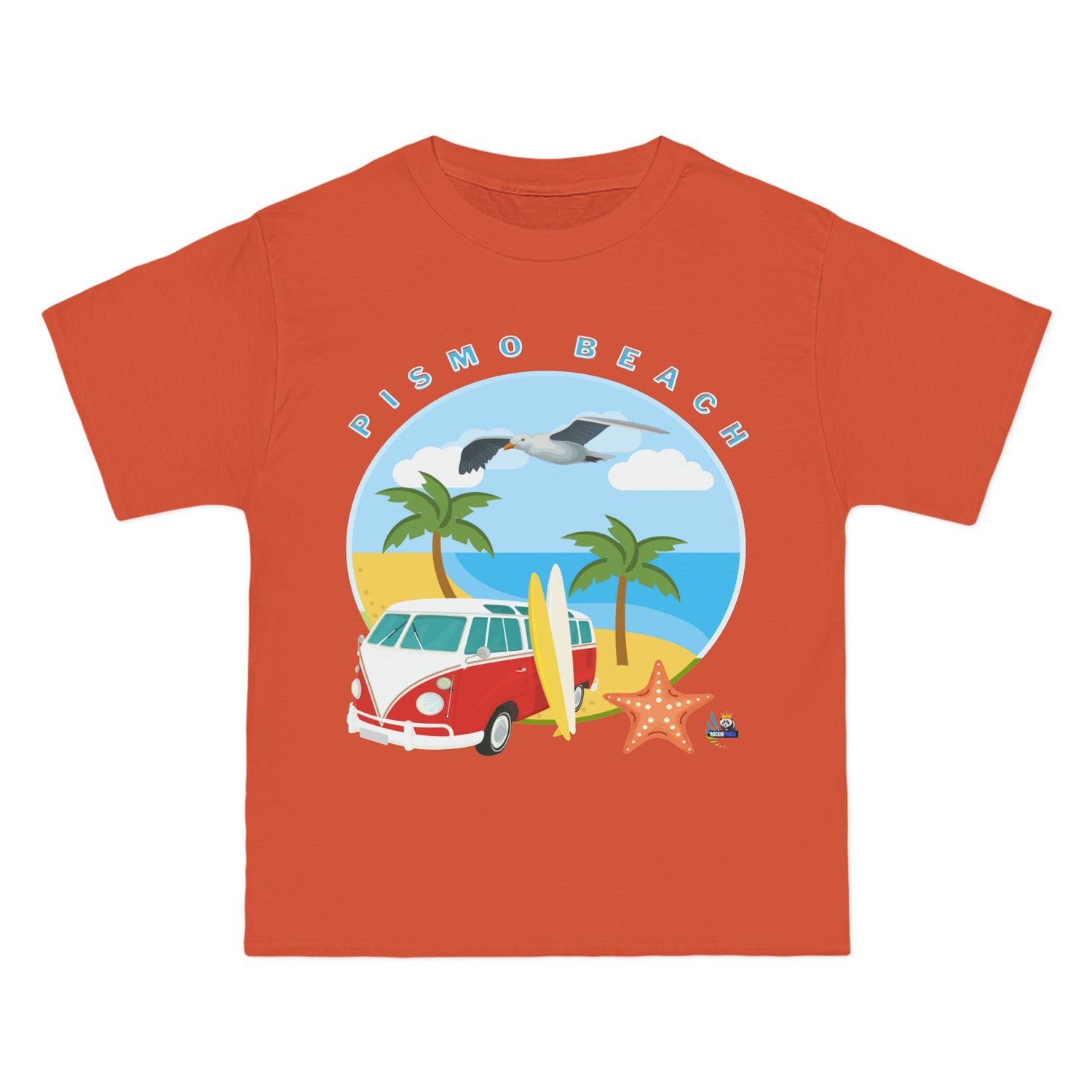 Surf Pismo Beach California Unisex Heavyweight Tee