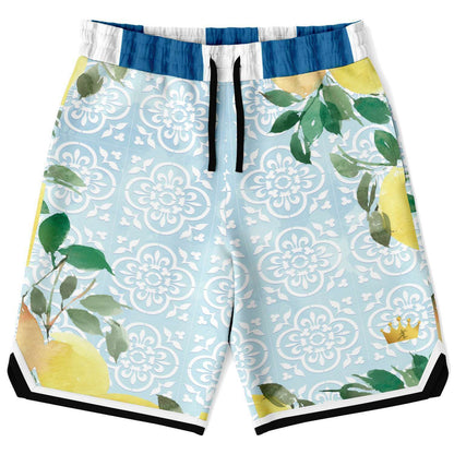 Santorini Tile Basketball Shorts