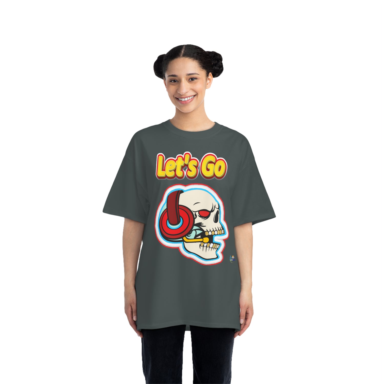 Camiseta de juego unisex de peso pesado Let&