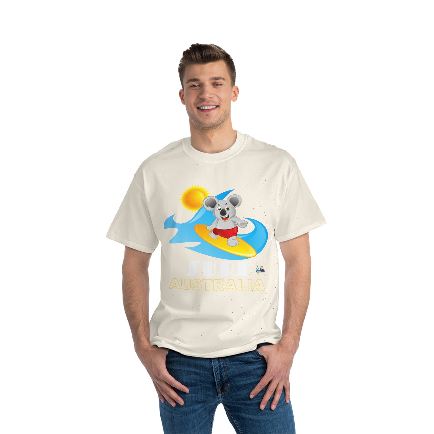 Camiseta de peso pesado con oso Koala de Surf Australia