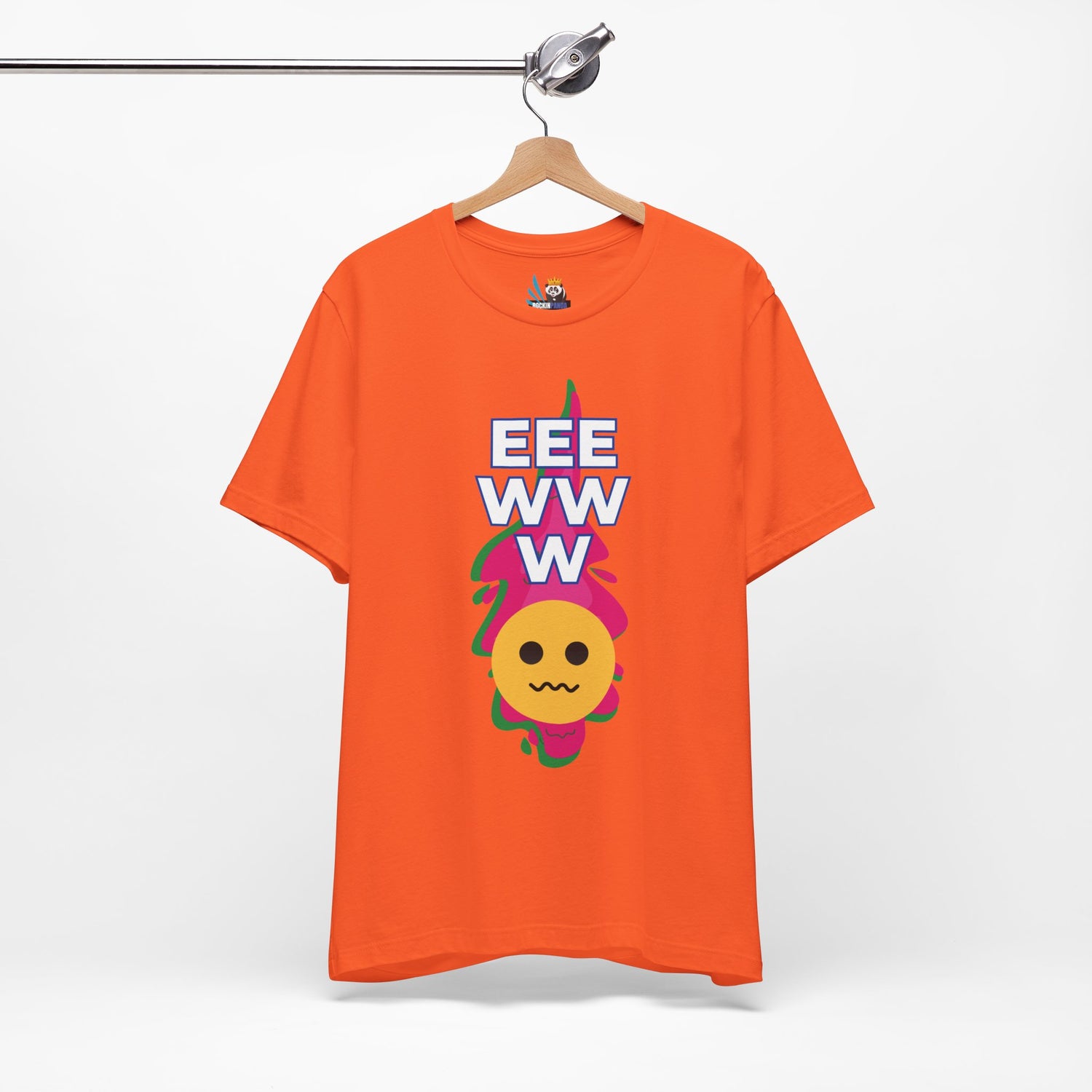 Eeewww Yuck Face Emoji Unisex Short Sleeve Tee