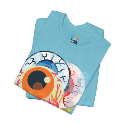 Eyes in Abstract Unisex Short Sleeve Tee