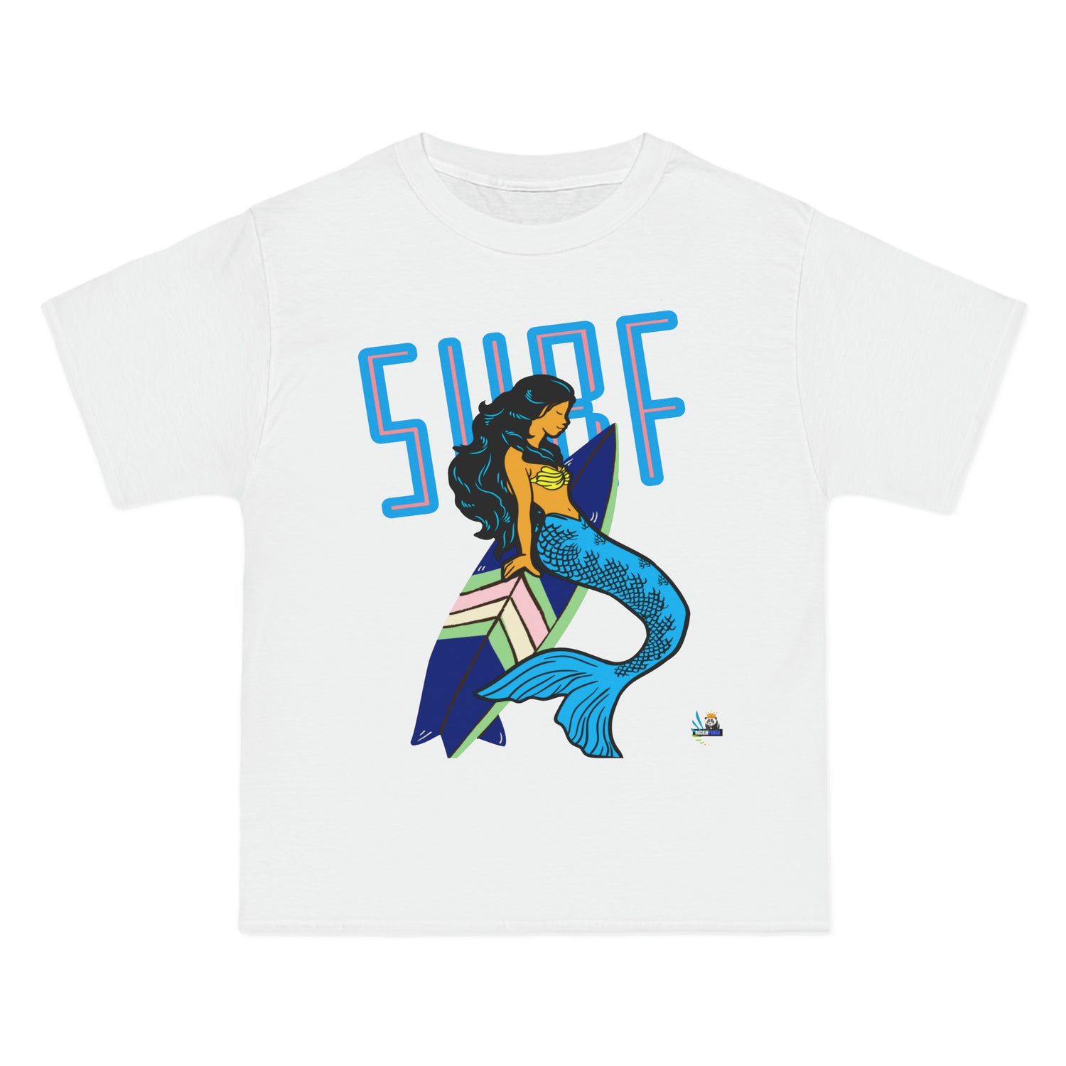 Surf Mermaid Style Unisex Heavyweight Tee