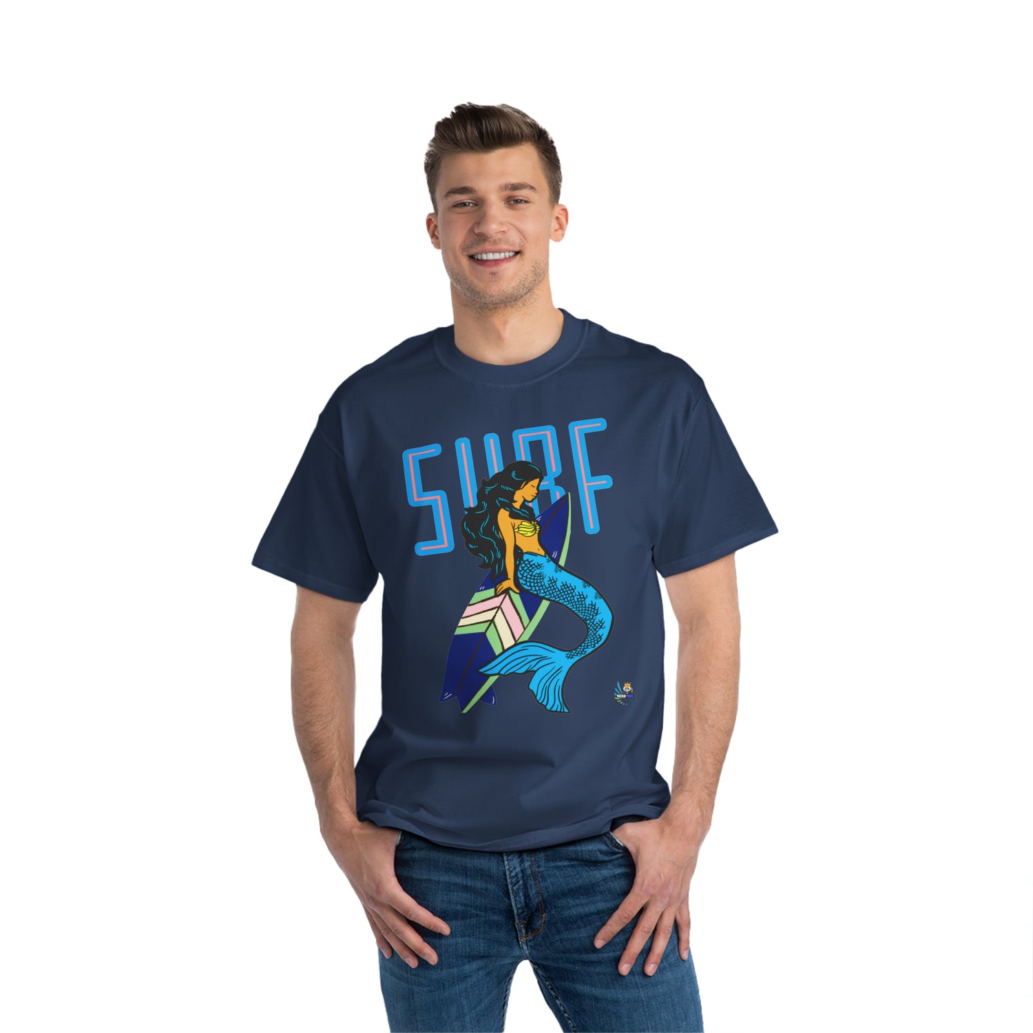 Surf Mermaid Style Unisex Heavyweight Tee