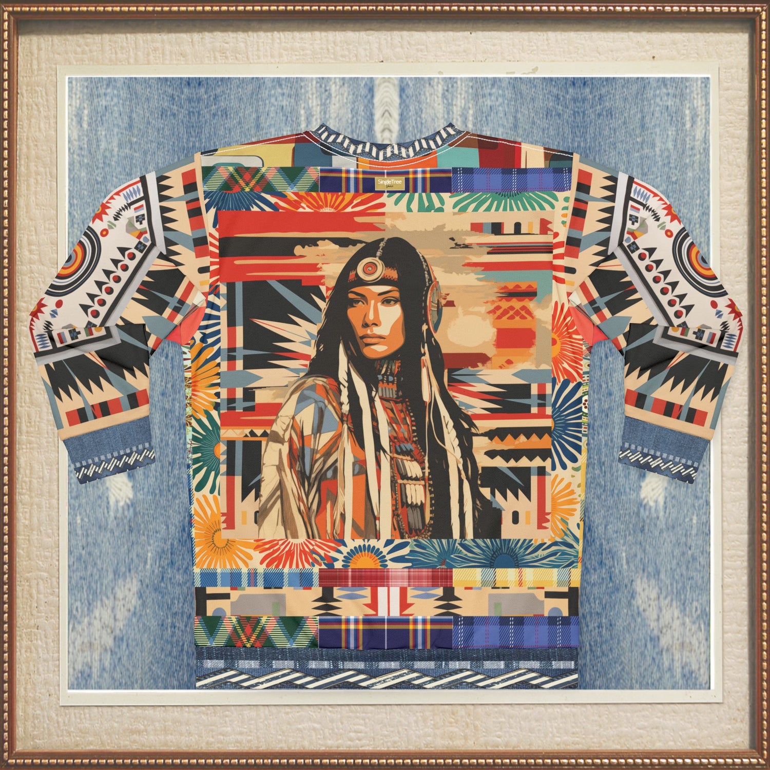 Lakota Woman - Native American Unisex Sweatshirt (Gold Label)