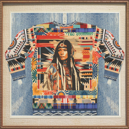 Lakota Woman - Native American Unisex Sweatshirt (Gold Label)