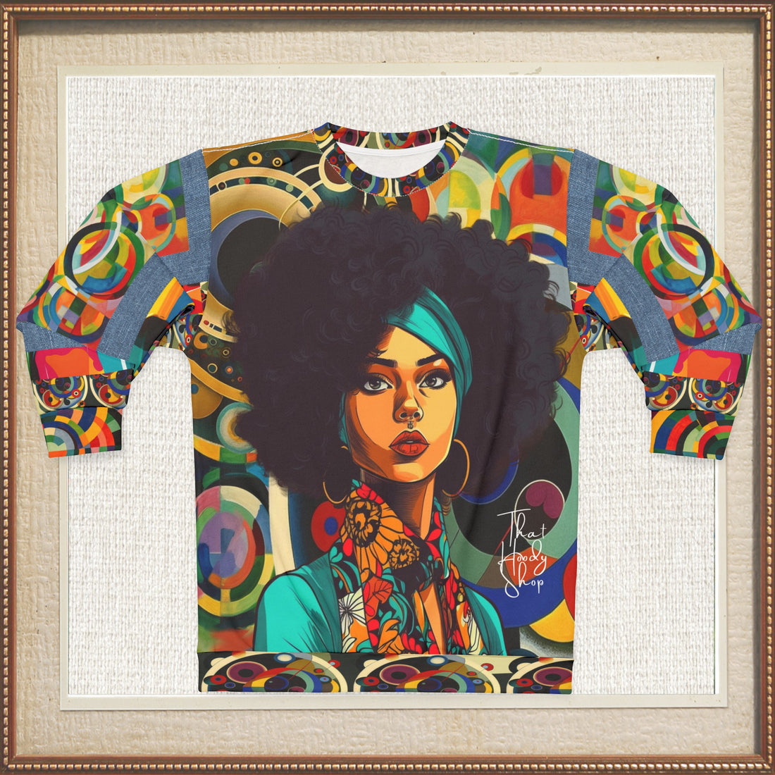 Sudadera unisex Afro Queen-Solace Girl Edition