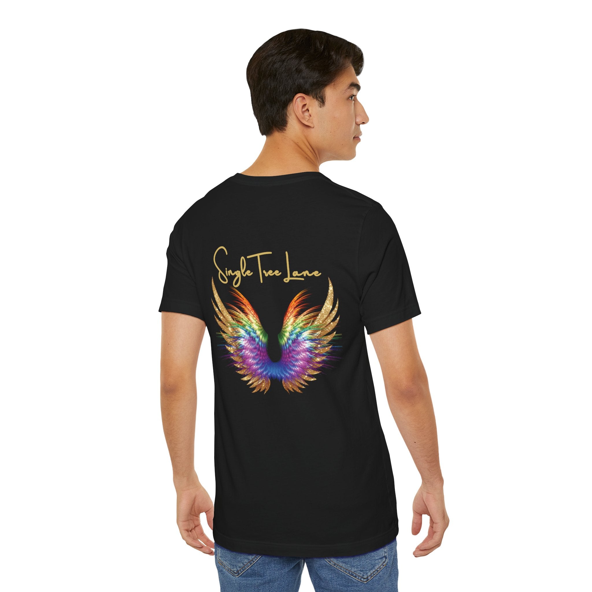 I am Love Angel Wings Short Sleeve Tee