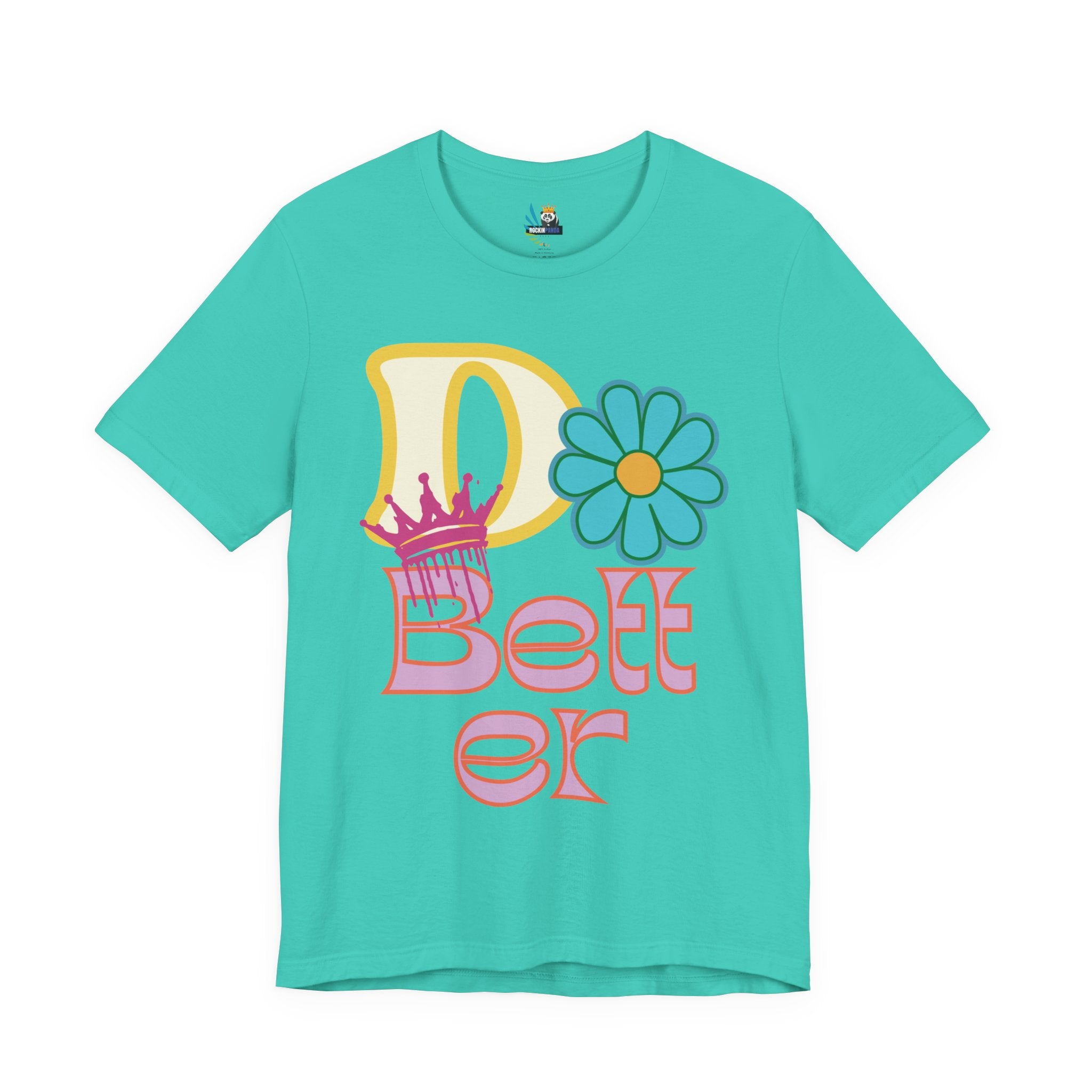 Do Better Hippie Vibe Floral Short Sleeve Tee